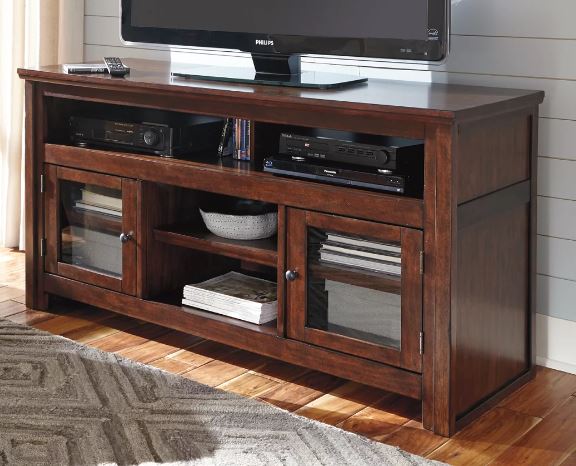 Harpan 60" TV Stand Reddish Brown