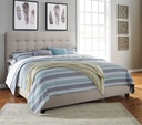 Dolante King Upholstered Bed Beige