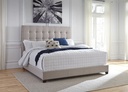 Dolante King Upholstered Bed Beige