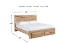 Hyanna Queen Panel Storage Bed