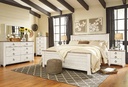 Willowton King Panel Bed Whitewash