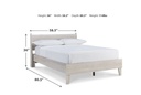 Socalle Full Platform Bed Natural