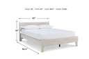 Socalle Queen Platform Bed Natural