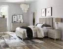 Argento King Bed Misty Grey