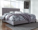 Dolante King Upholstered Bed Grey