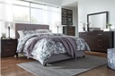 Dolante Queen Upholstered Bed Grey