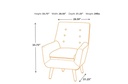 Zossen Accent Chair Ivory