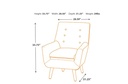 Zossen Accent Chair Ivory
