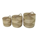 Aurora Seagrass Basket 13in