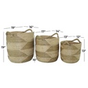 Aurora Seagrass Basket 16in