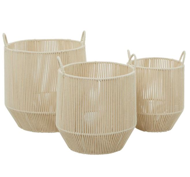 Woven Cotton Basket Md