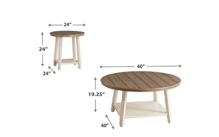 Bolanbrook Table Two-tone
