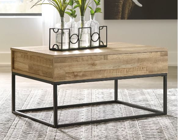 Gerdanet Lift-Top Coffee Table Natural