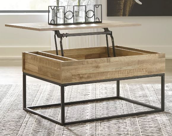 Gerdanet Lift-Top Coffee Table Natural