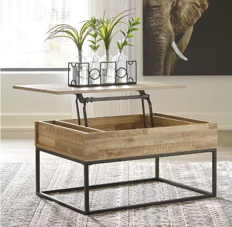 Gerdanet Lift-Top Coffee Table Natural