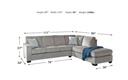 Altari 2-Piece Sectional with RAF Chaise