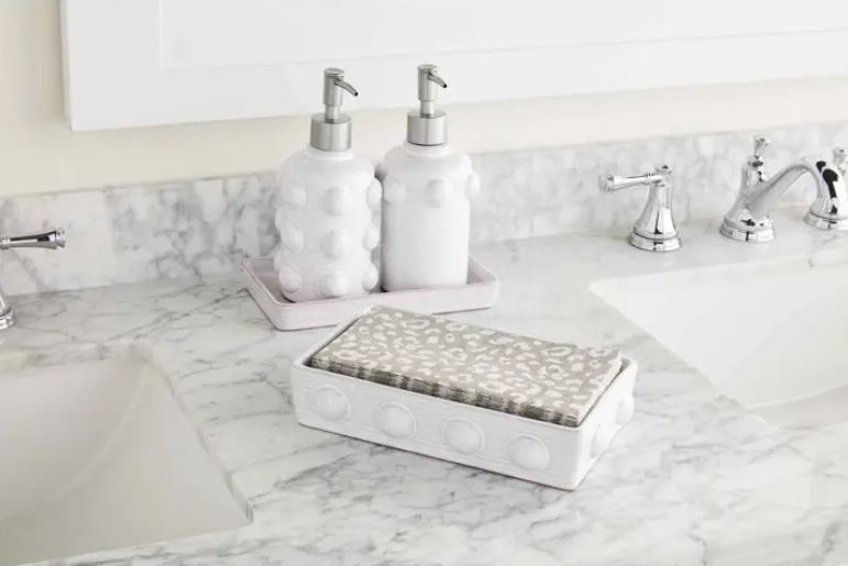 Bead Ceramic Guest Napkin Set