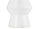 White Ceramic Totem Vase 12in