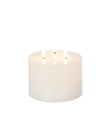 3 Flame Led Candle 5x6in