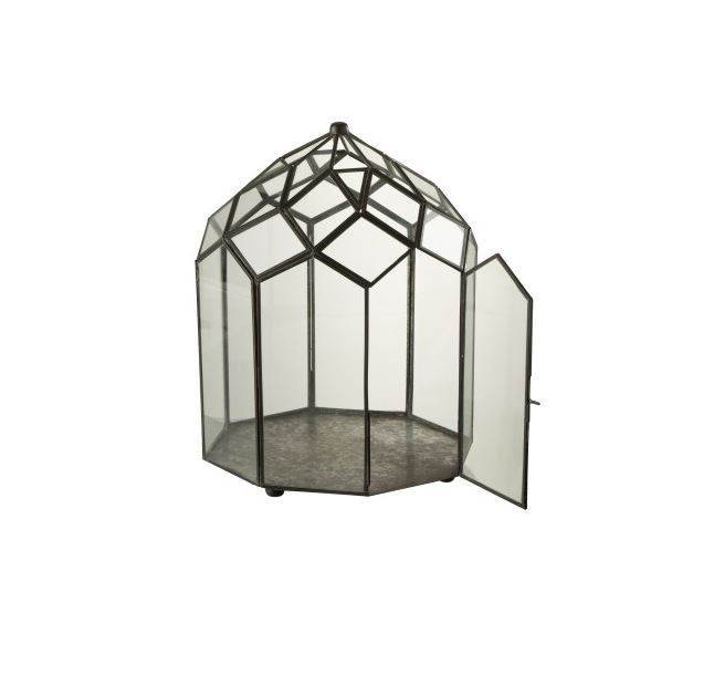 Metal Glass Terrarium 