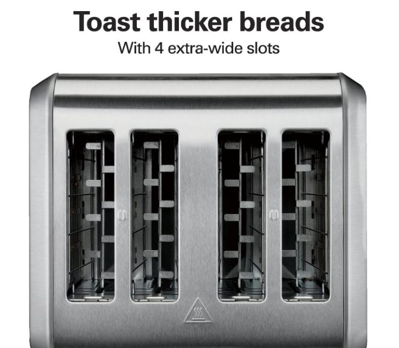 Hamilton Beach Brushed Stainless Steel 4-slice Toaster