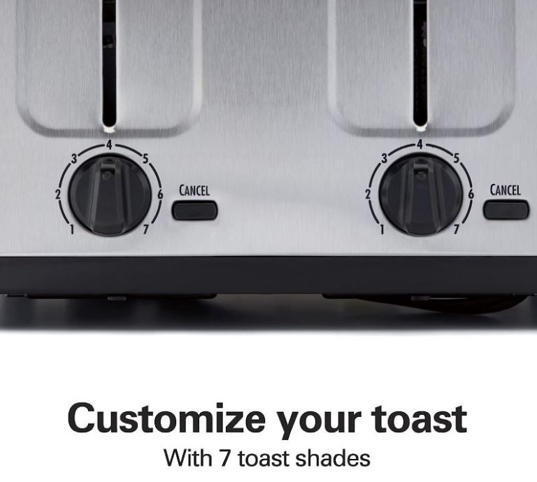 Hamilton Beach Brushed Stainless Steel 4-slice Toaster