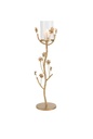 Gold Ornate Candle Holder 26in
