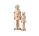 Pink & White Nutcracker 15in