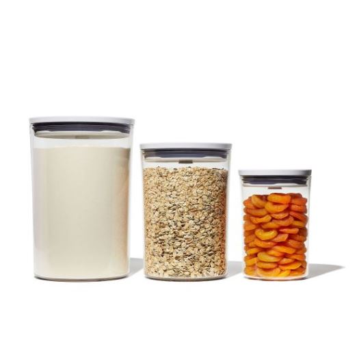 OXO 3 Piece Round POP Container Set