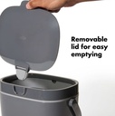 OXO Easy Clean Compost Bin Charcoal 1.75Gal