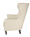 Roma Wingback Chair Pearl