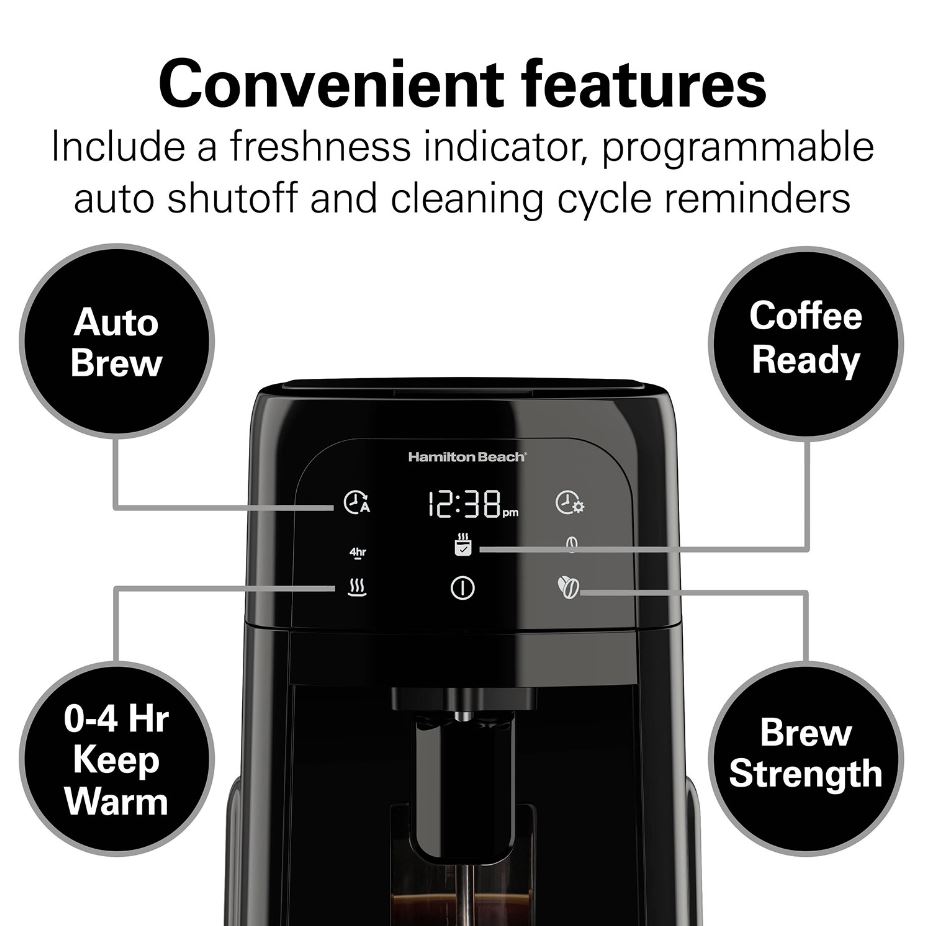 Hamilton Beach® One Press® Dispensing Coffee Maker