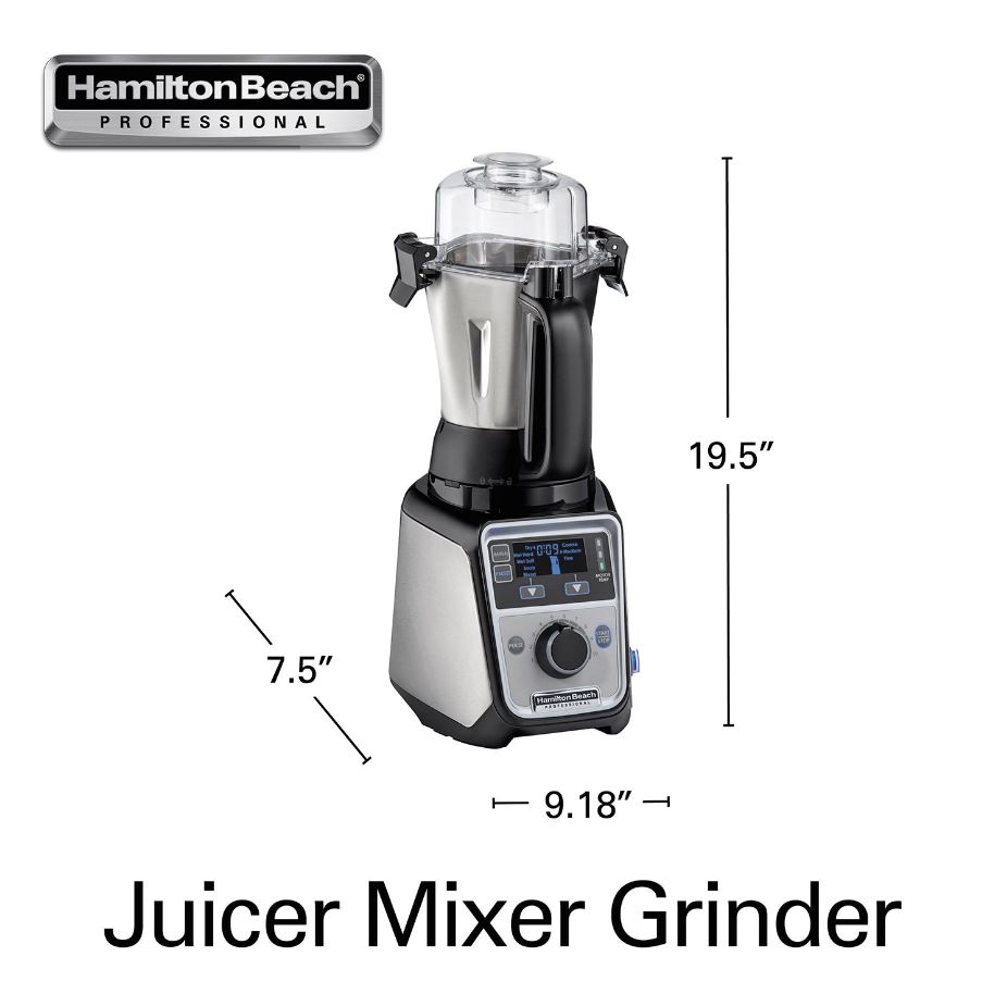 Hamilton Beach® Pro 3-in-1 Mixer Grinder Juicer