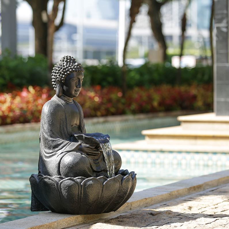 Buddha Fountain 34in