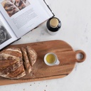 Acacia Wood Cheese/Cutting Board with Handle