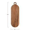 Acacia Wood Cheese/Cutting Board with Handle