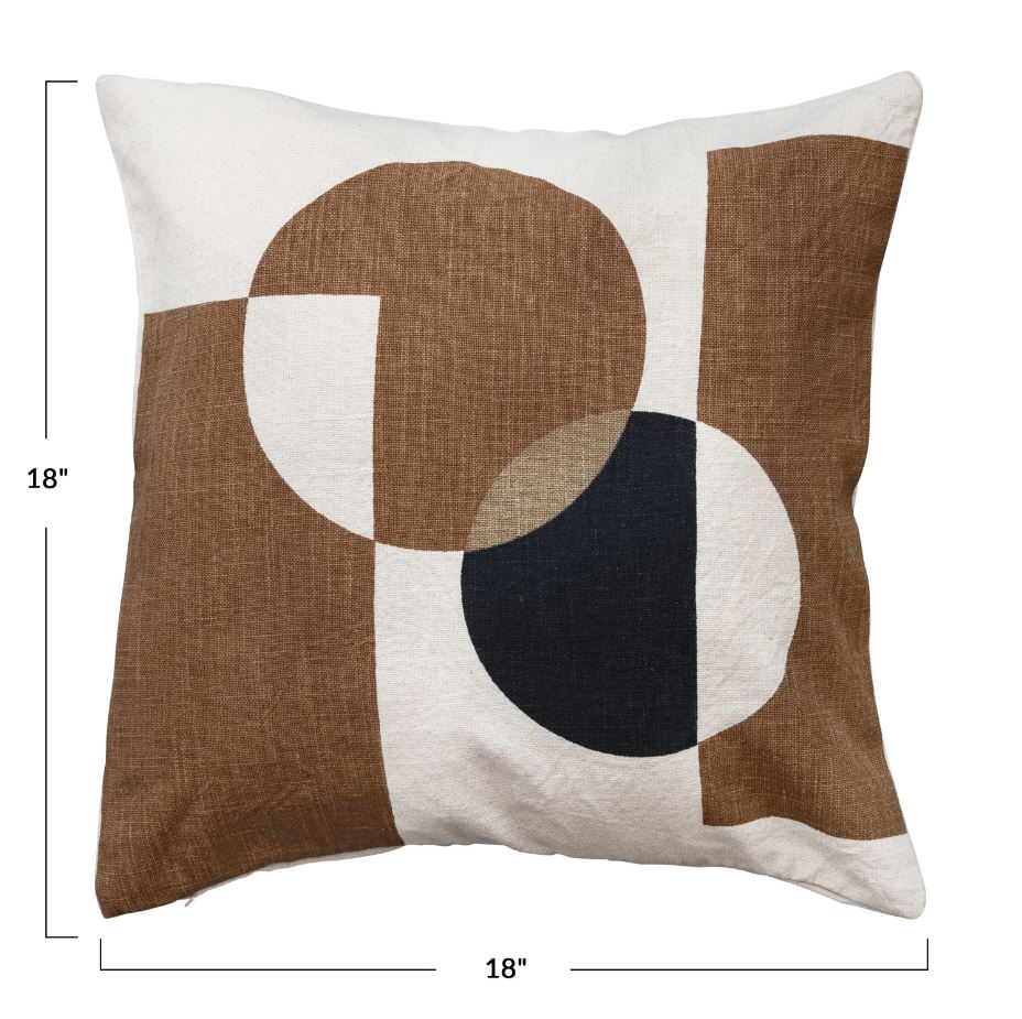 Logic Printed Pillow 18in