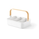 Bellwood Bin 11in x17in Natural/White
