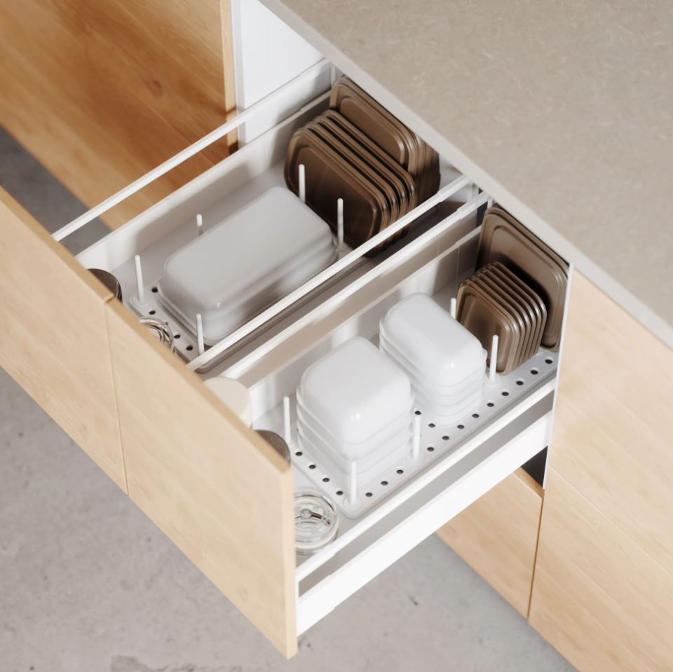 Peggy Drawer Organiser White