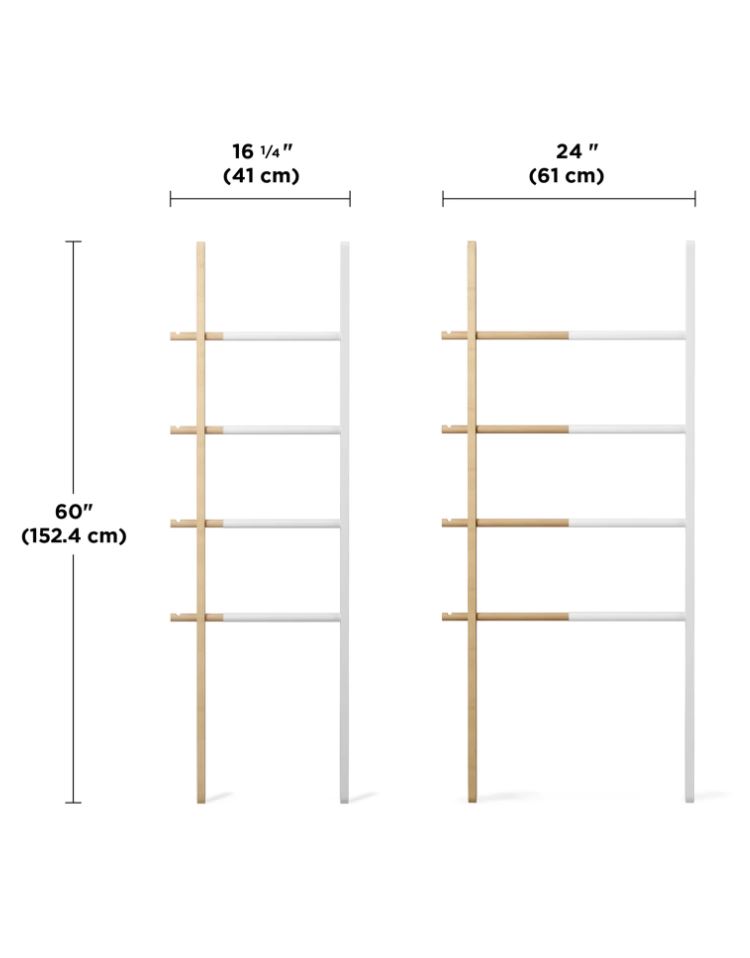 Hub Ladder Natural/White