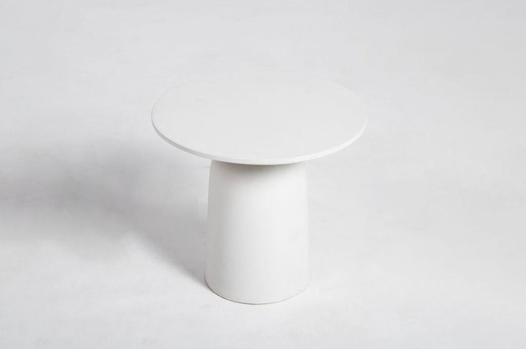 Concrete Pedestal End Table