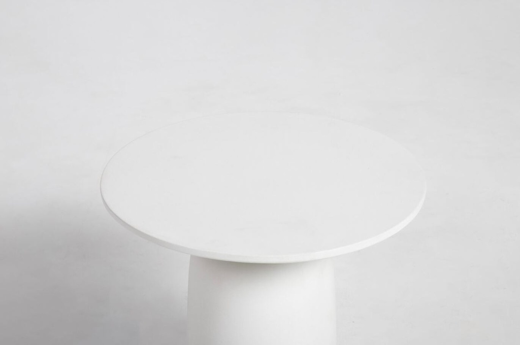 Concrete Pedestal End Table