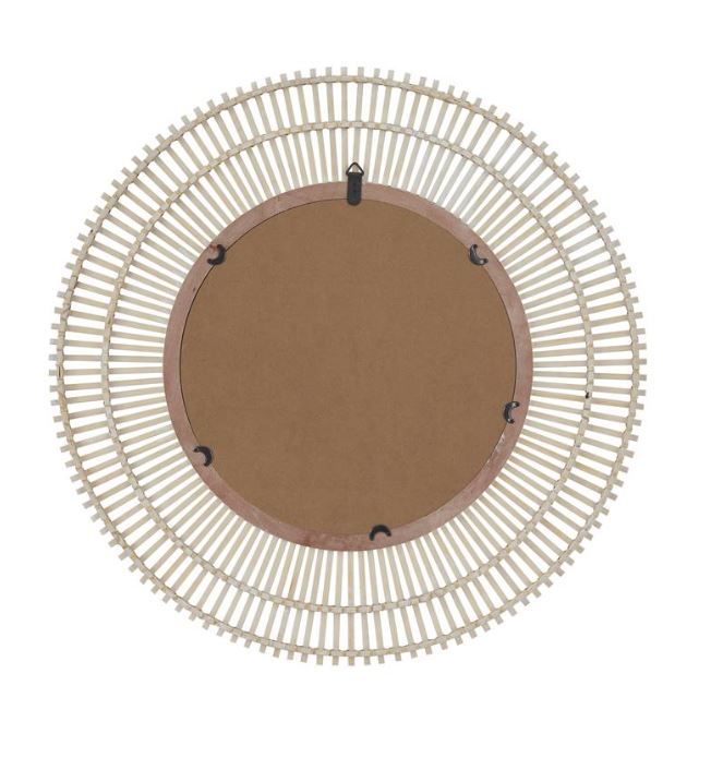 Bamboo Starburst Mirror 36in