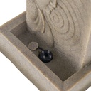 Buddha Sandstone Fountain 14in