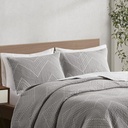 Pomona Cotton Embroidered 3 Piece Coverlet King Set