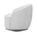 Aran Swivel Chair Pearl