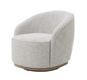 Aran Swivel Chair Grey