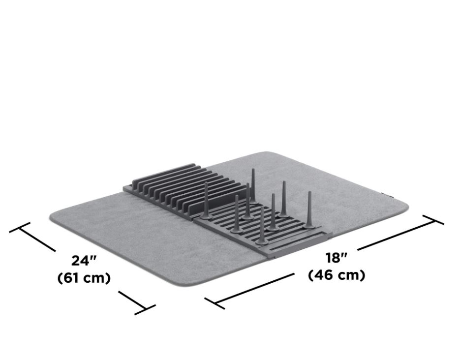 UDry Peg Drying Mat Charcoal