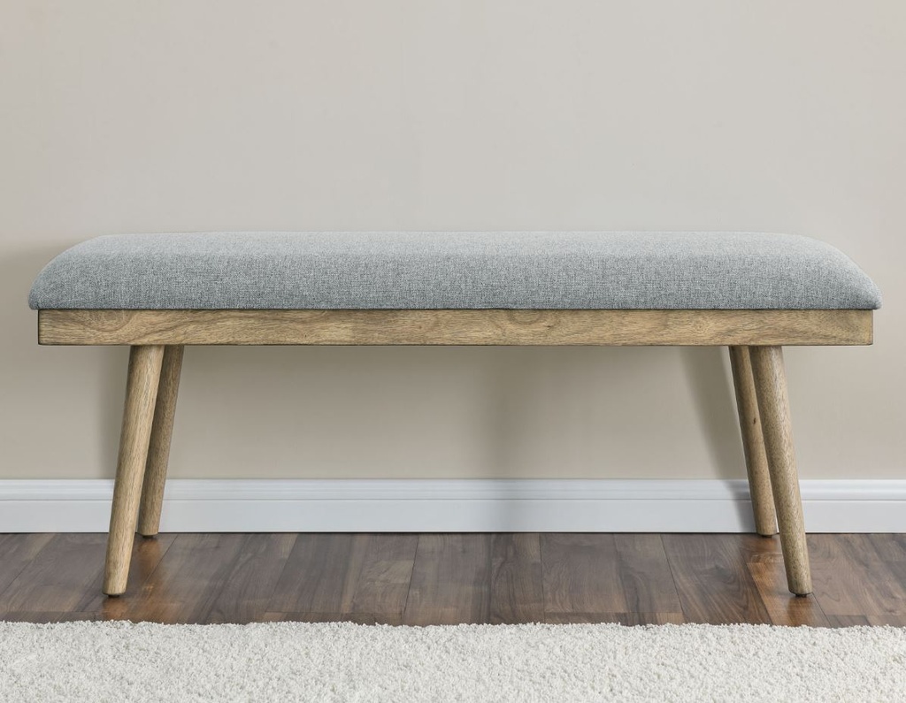 Vida Gray Dining Bench