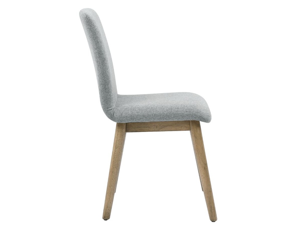 Vida Upholstered Side Chair, Gray